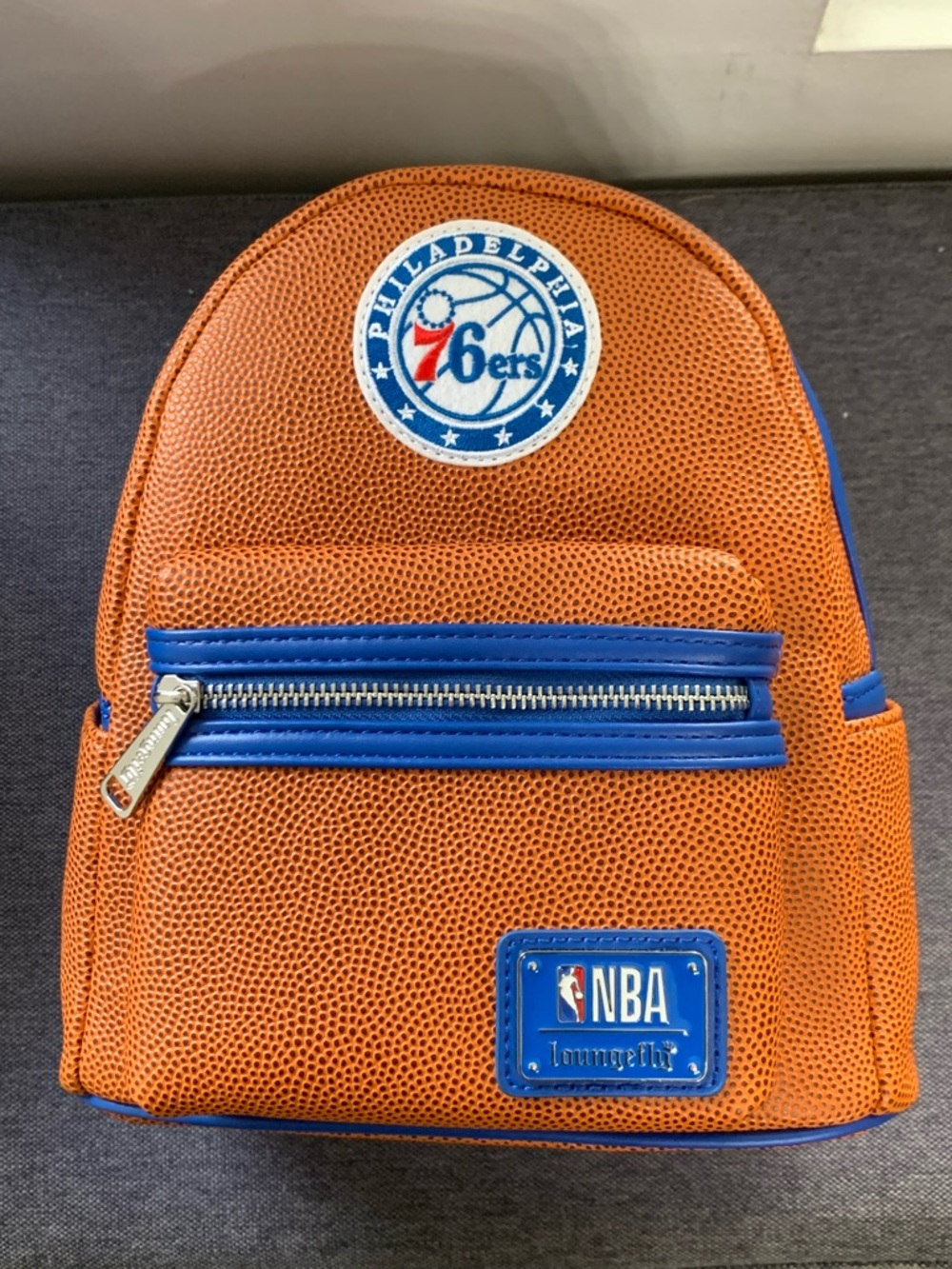 Loungefly NBA Philadelphia 76ers Basketball Mini Backpack-HARD TO FIND!! NWT!